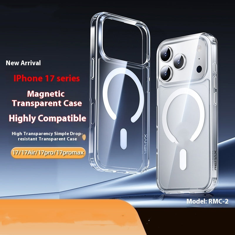 Transparent Phone Case Soft Glue Magnetic Suction